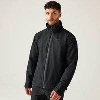 Regatta Men's 'Oakhowe' Waterproof Breathable Shell Jacket in Black | Size: 3XL