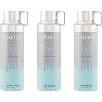 Armaf Men's Odyssey Aqua Perfumed Body Spray 200ml Pack of 3 in White