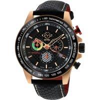 GV2 Men's Scuderia 9921 Chronograph Date Swiss Quartz Watch in Black