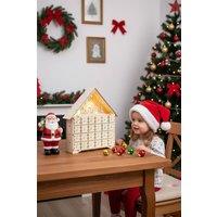 DIY Old Man Deer Small House Calendar Cabinet in Natural