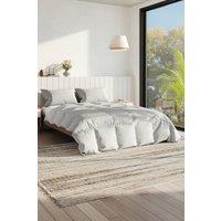 Living and Home 230cm L x 200cm W Spring and Autumn Down Alternative Duvet Coverless Microfibre Quilted Single Duvet, Grey | Size: 230 cm L x 200 cm W