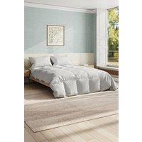 Garden Sanctuary Grey Quilted Down Alternative Duvet Insert, 200cm L x 150cm W | Size: 200 cm L x 150 cm W