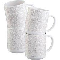 Belleek Living Terra Set of 4 Mugs in Light Beige