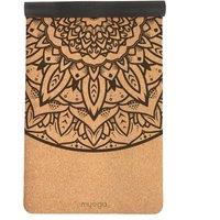 Myga Extra Large Mandala Cork Mat in Brown