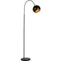 Lighting Collection Matt Black Arch Floor Lamp Floor Lamp