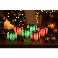 Marco Paul 5pc Colour Changing LED Christmas Box Decoration