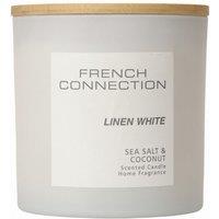 French Connection Pastel Range - Linen White Sea Salt & Coconut Candle 213g (1-Wick) - FCC004WS | Size: XL