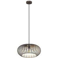 Netlighting Max Wire Frame Pendant Ceiling Light Brown 1x E27
