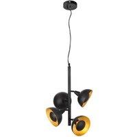 Netlighting Satellite Multi Arm Pendant Ceiling Light Matt Black 4x E14