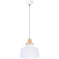 Netlighting Melena Dome Pendant Ceiling Light White 1x E27
