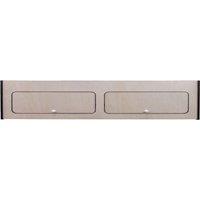 Monstershop Overhead Camper Cabinet With Black Trim - 120cm x 25cm x 25cm in Natural | Size: 120 cm x 25 cm x 25 cm