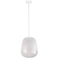 Netlighting Smoky Dome Pendant Ceiling Light White 26cm 1x E27