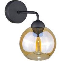 Netlighting Melle Dome Wall Lamp Black 23cm 1x E27