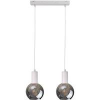 Netlighting Supra Bar Pendant Ceiling Light White 50cm 2x E27