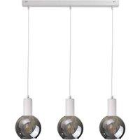 Netlighting Supra Bar Pendant Ceiling Light White 60cm 3x E27