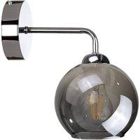 Netlighting Pluton Dome Wall Lamp Silver 23cm 1x E27