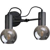 Netlighting Liv Wall Lamp Black 25cm 2x E27