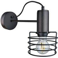 Netlighting Rune Wall Lamp Black 25cm 1x E27