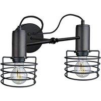 Netlighting Rune Wall Lamp Black 25cm 2x E27