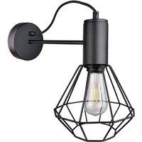 Netlighting Lars Wall Lamp Black 25cm 1x E27