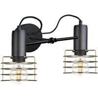 Netlighting Rune Wall Lamp Black 25cm 2x E27