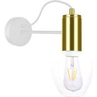 Netlighting Maya Wall Lamp White Gold 25cm 1x E27