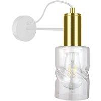Netlighting Inger Wall Lamp White Gold 25cm 1x E27
