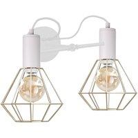Netlighting Lars Wall Lamp White 25cm 2x E27