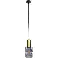 Netlighting Cross Slim Pendant Ceiling Light Black 10cm 1x E27