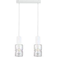 Netlighting Cross Bar Pendant Ceiling Light White 50cm 2x E27