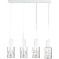 Netlighting Cross Bar Pendant Ceiling Light White 60cm 4x E27