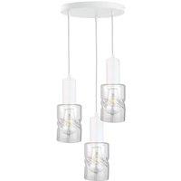 Netlighting Cross Cluster Pendant Ceiling Light White 30cm 3x E27