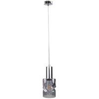 Netlighting Cross Slim Pendant Ceiling Light Dark Silver 10cm 1x E27