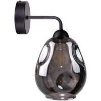 Netlighting Loki Dome Wall Lamp Black 23cm 1x E27