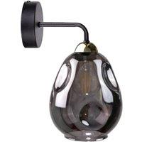 Netlighting Loki Dome Wall Lamp Black 23cm 1x E27