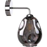 Netlighting Loki Dome Wall Lamp Silver 23cm 1x E27