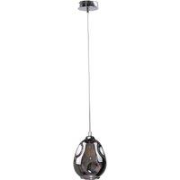 Netlighting Loki Dome Pendant Ceiling Light Silver 15cm 1x E27