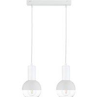 Netlighting Ice Bar Pendant Ceiling Light White 50cm 2x E27