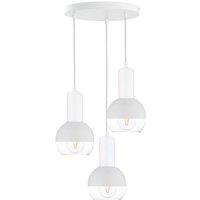 Netlighting Ice Cluster Pendant Ceiling Light White 30cm 3x E27