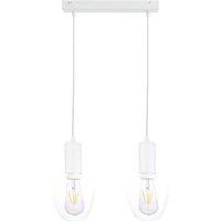 Netlighting Verre Bar Pendant Ceiling Light White 50cm 2x E27
