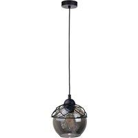 Netlighting Mera Dome Pendant Ceiling Light Black 15cm 1x E27
