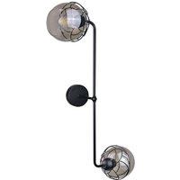 Netlighting Mera Wall Lamp Black 23cm 2x E27