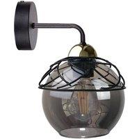 Netlighting Mera Dome Wall Lamp Black 23cm 1x E27