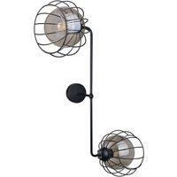 Netlighting Solo Wall Lamp Black 25cm 2x E27