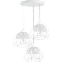 Netlighting Solo Cluster Pendant Ceiling Light White 30cm 3x E27