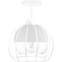 Netlighting Solo Semi Flush Light White 20cm 1x E27