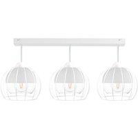 Netlighting Solo Semi Flush Light White 60cm 3x E27