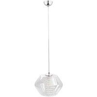 Netlighting Rodes Dome Pendant Ceiling Light Crystal 30cm 1x E27 in Clear