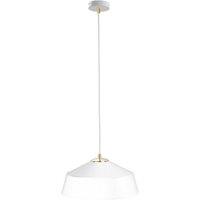 Netlighting Atto Dome Pendant Ceiling Light White Gold 34cm 1x E27
