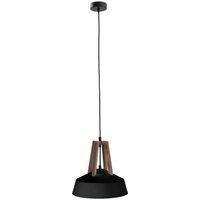 Netlighting Trix Dome Pendant Ceiling Light Black Brown 34cm 1x E27